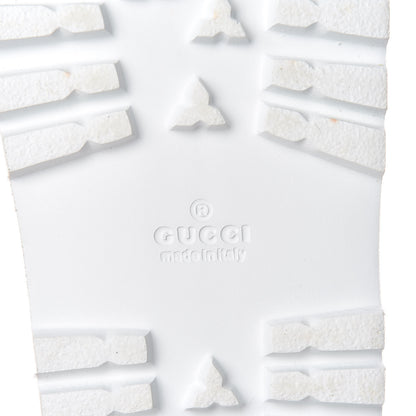 Gucci Rubber Web Mens Lug Sole Slide Sandals 6 Great White Green Red 11 of 17