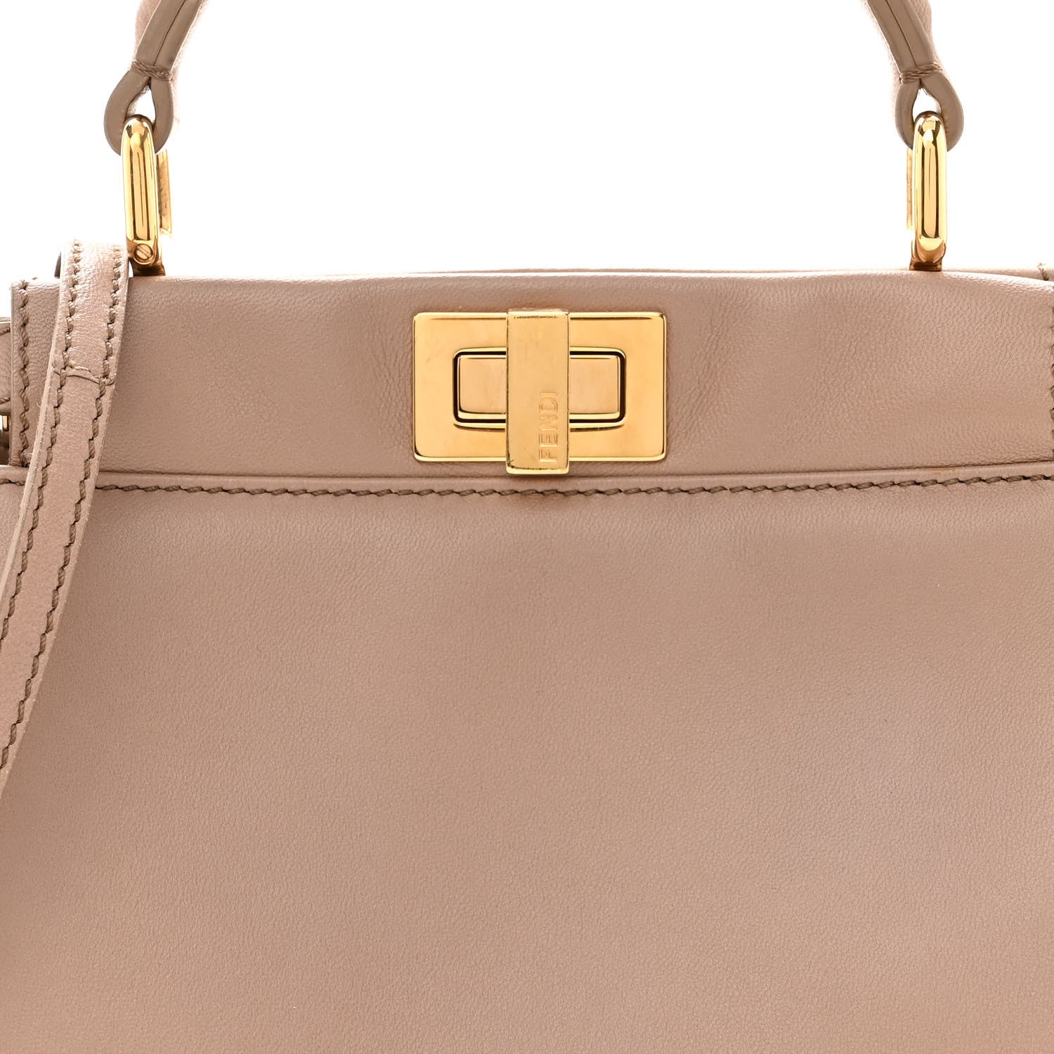 Fendi Nappa Mini Peekaboo Iconic Satchel Ratmusquet 8 of 11