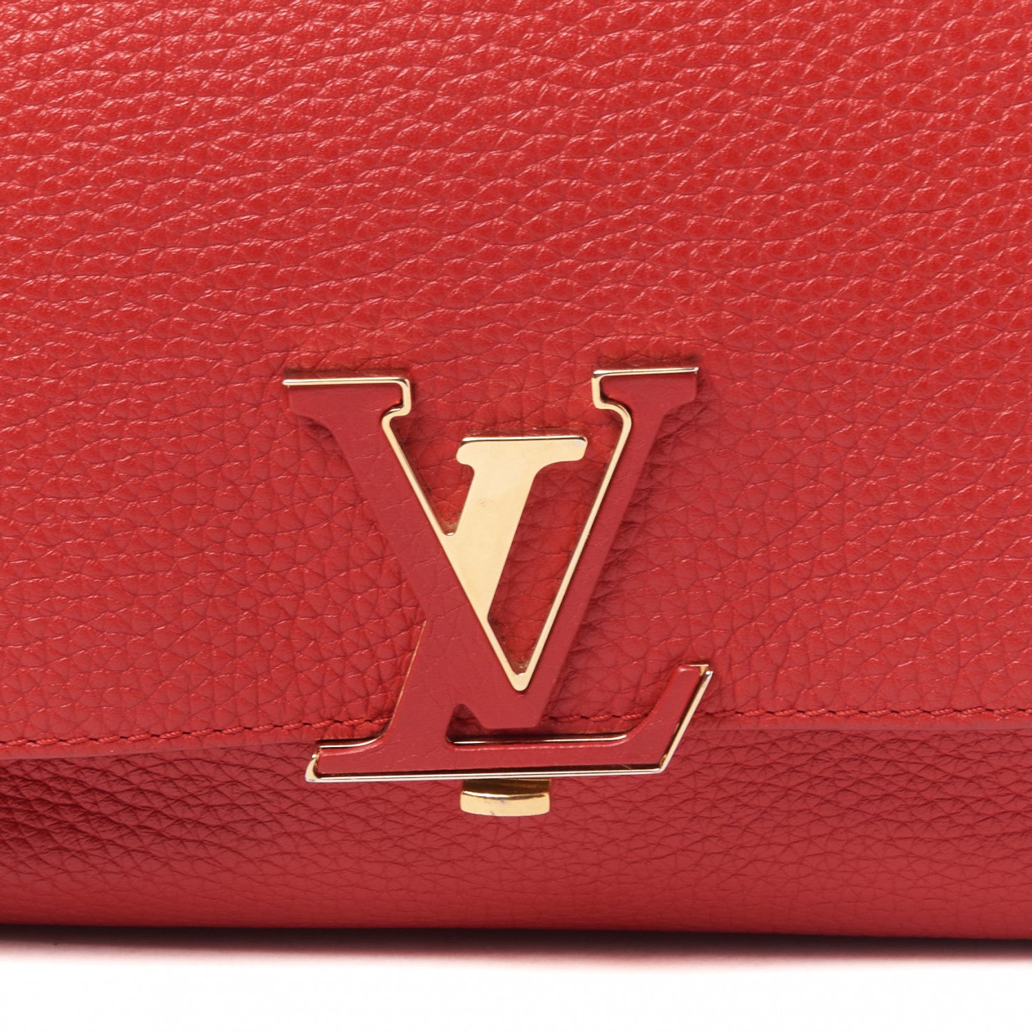 Louis Vuitton Taurillon Volta Coquelicot 6 of 8