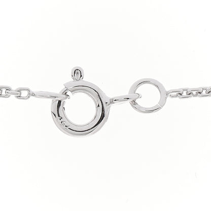 Louis Vuitton 18K White Gold Diamond Small LV Volt One Pendant Necklace 5 of 6