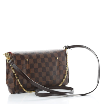 Louis Vuitton Damier Ebene Favorite MM 3 of 13