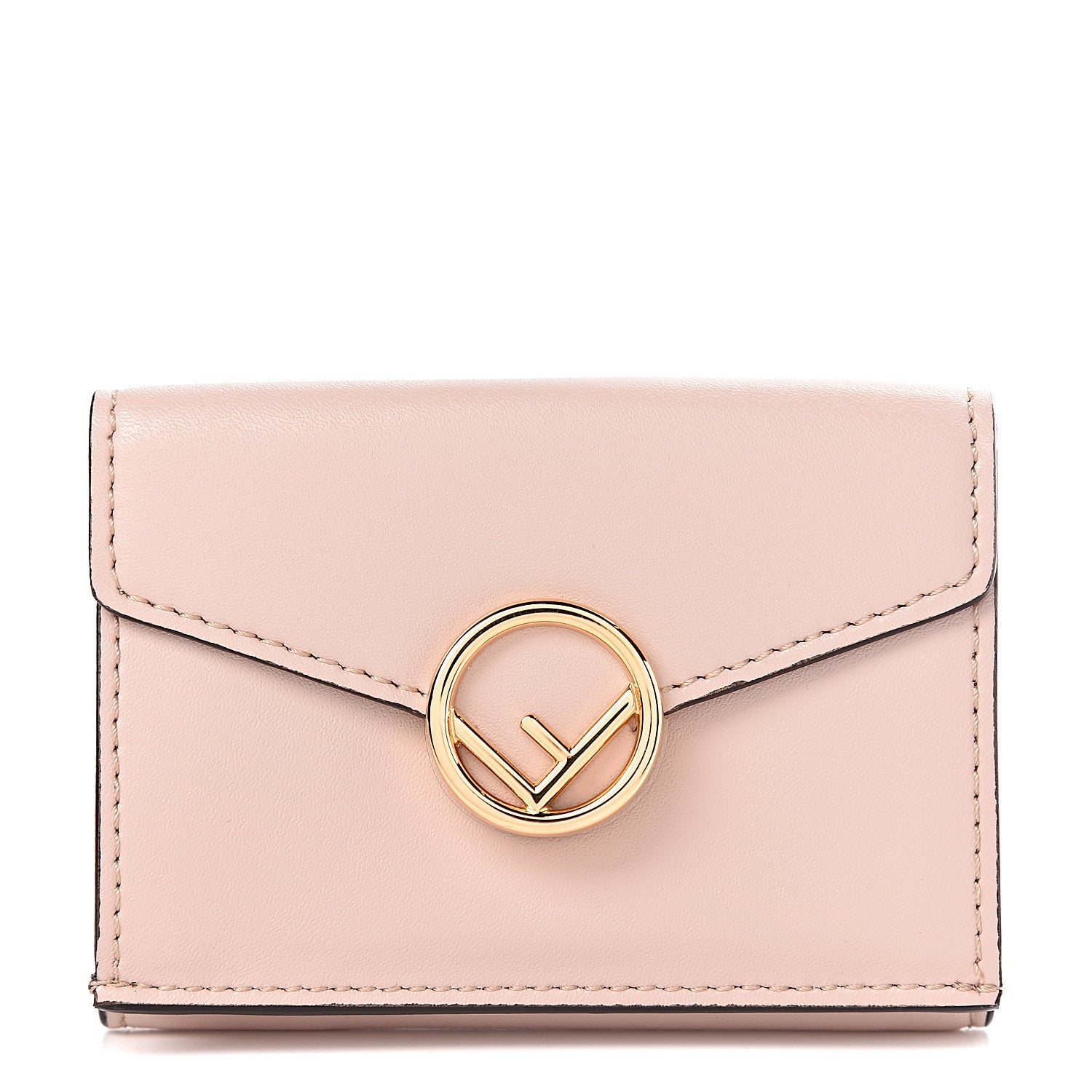 Fendi Vitello Liberty Lucido F is Fendi Micro Tri-Fold Envelope Wallet Soap 1 of 7