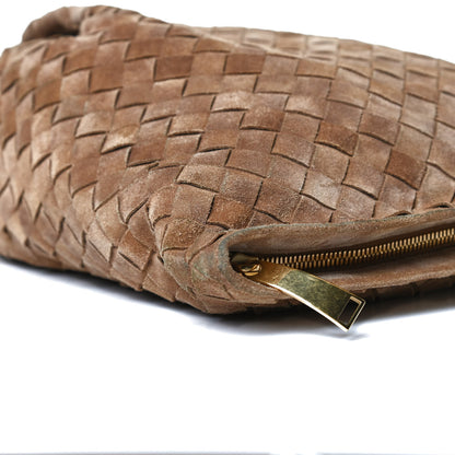 Bottega Veneta Suede Intrecciato BV Twist Caramel 10 of 18