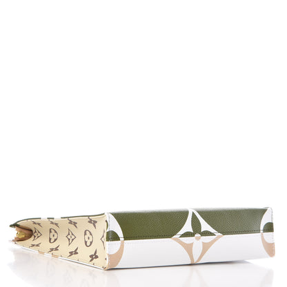 Louis Vuitton Monogram Giant Toiletry Pouch 26 Kaki 4 of 9