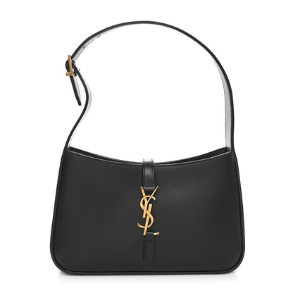 Saint Laurent Smooth Calfskin Le 5 A 7 Hobo Black 1 of 10