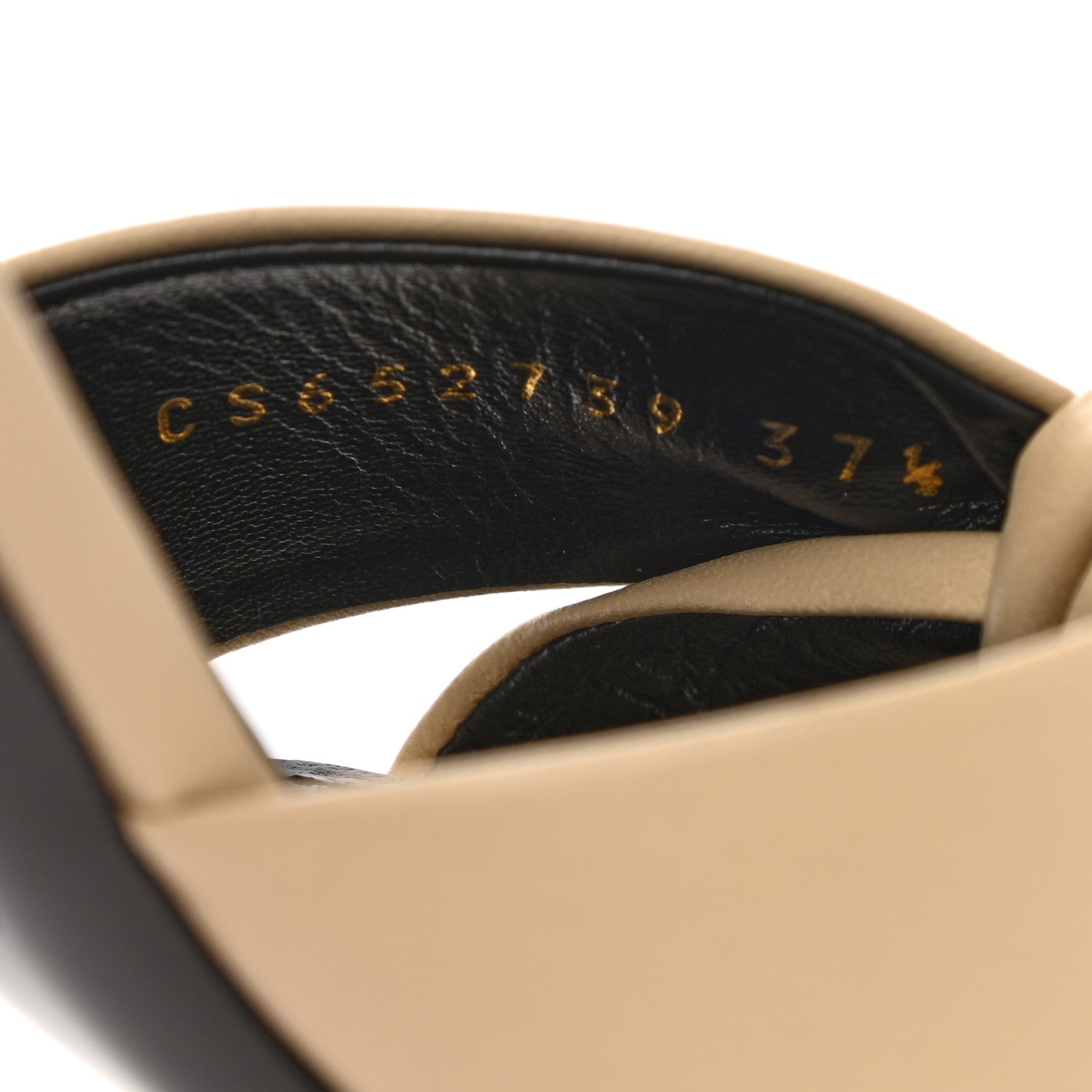 Saint Laurent Lambskin Bianca Mules 37.5 Beige 8 of 9