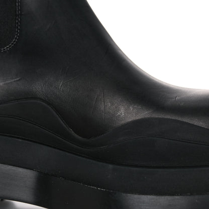 Bottega Veneta Calfskin The Tire Chelsea Boots 38.5 Black 10 of 13