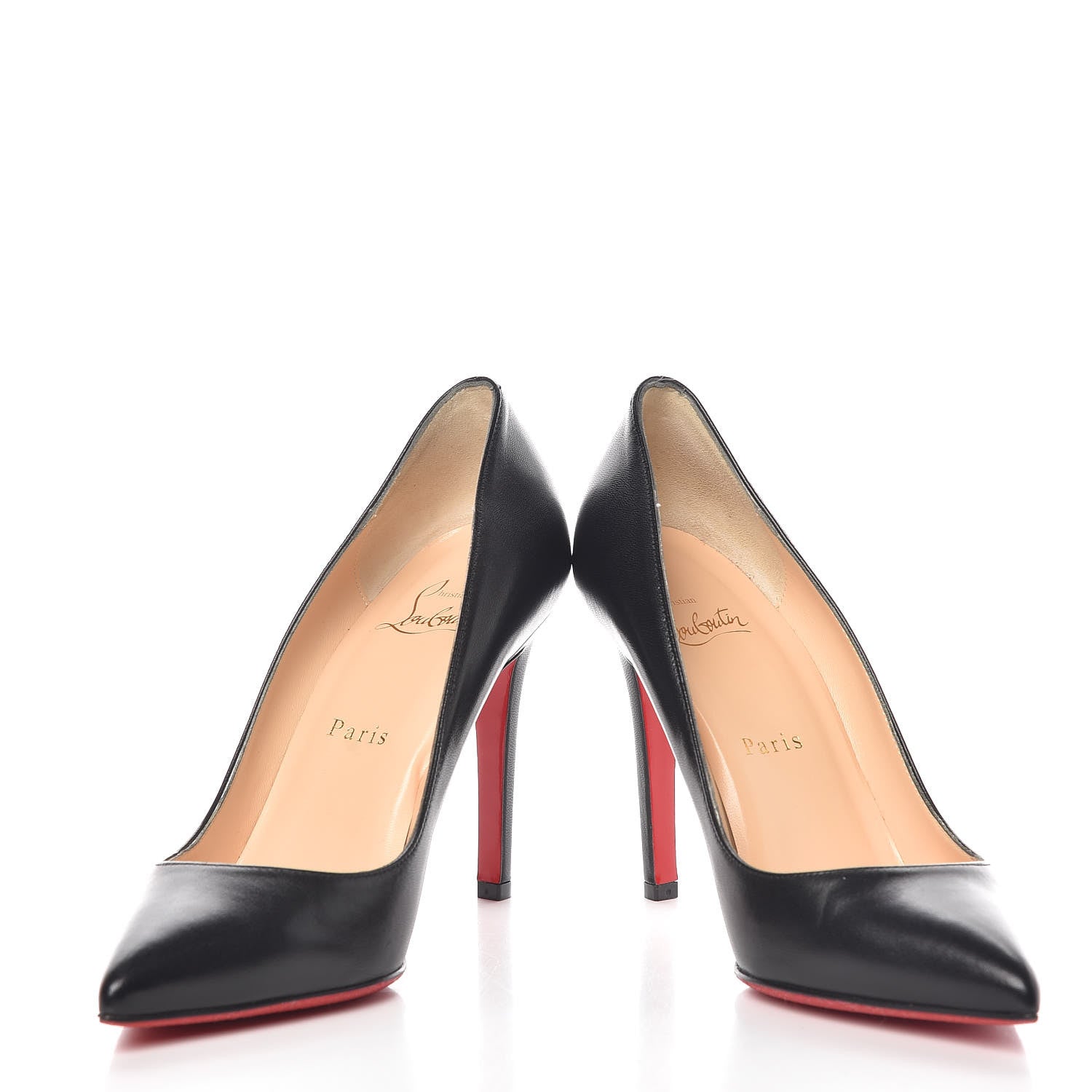 Christian Louboutin Shiny Nappa Pigalle 100 Pumps 37.5 Black 6 of 12