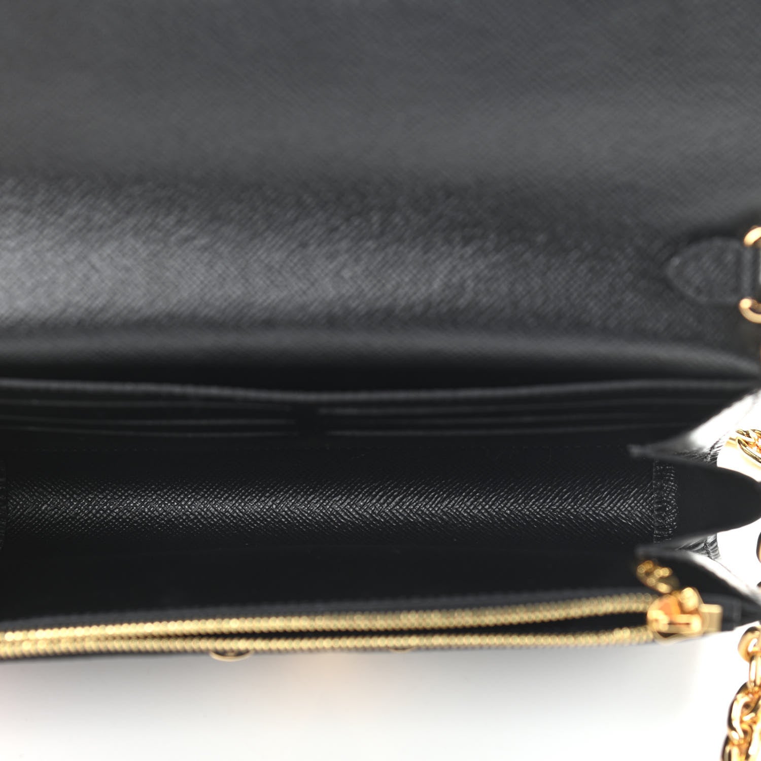Louis Vuitton Epi Love Lock Twist Chain Wallet Black 5 of 10
