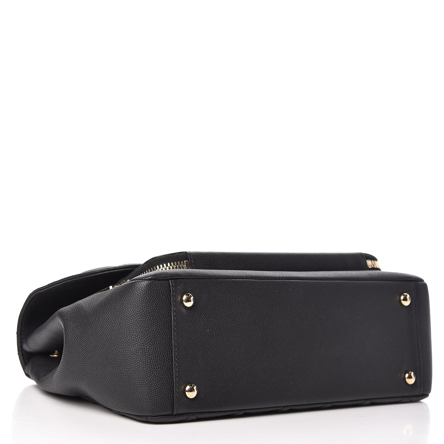 Caviar Quilted Large Business Affinity Flap Black