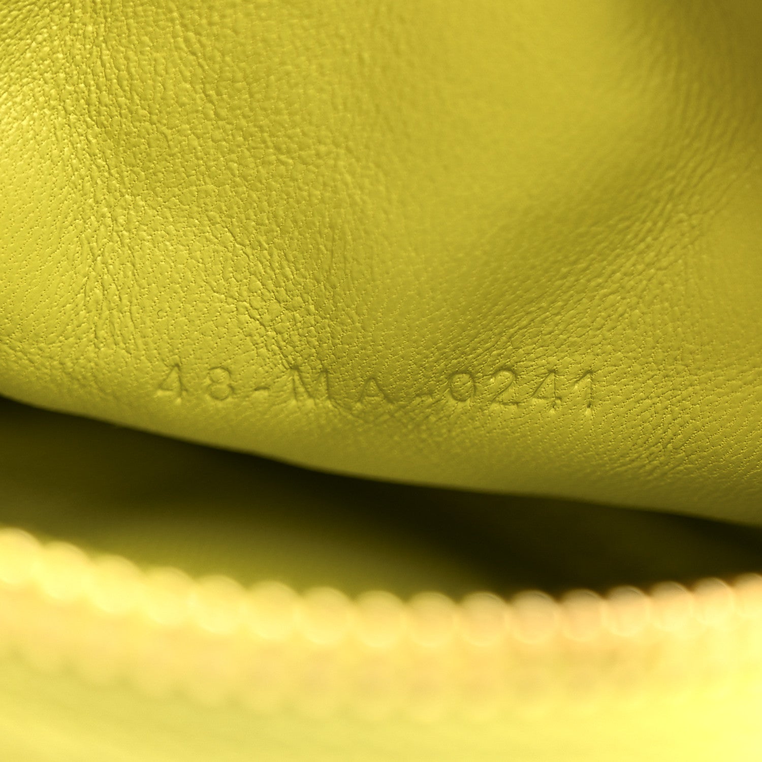 Christian Dior Lambskin Mini Cannage Round Caro Crossbody Pouch Lime 7 of 10