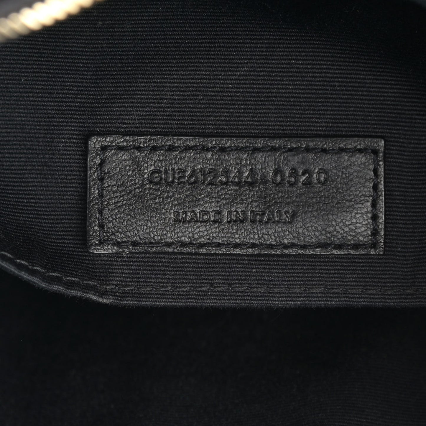 Calfskin Matelasse Monogram Lou Camera Bag Black