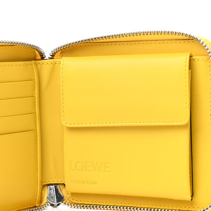 Loewe Calfskin Small Puzzle French Zip Around Wallet Ochre Yellow 6 of 7