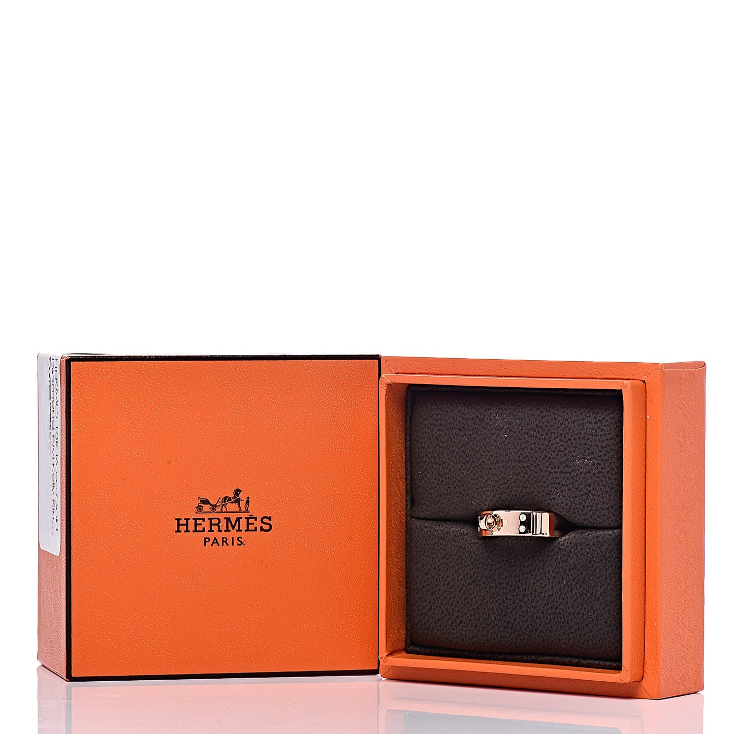 18K Rose Gold Diamond PM Kelly Ring 51 5.75
