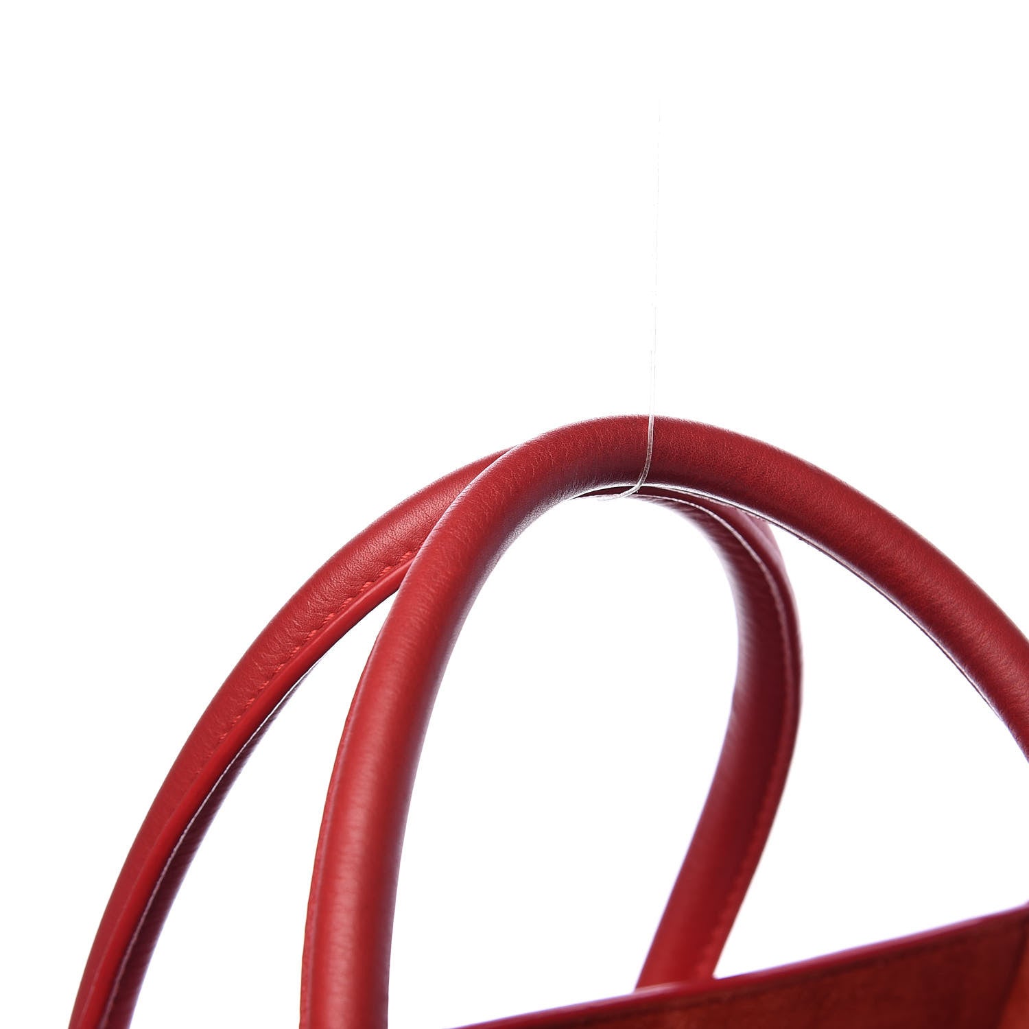 Celine Supple Calfskin Medium Phantom Luggage Vermillion 14 of 21