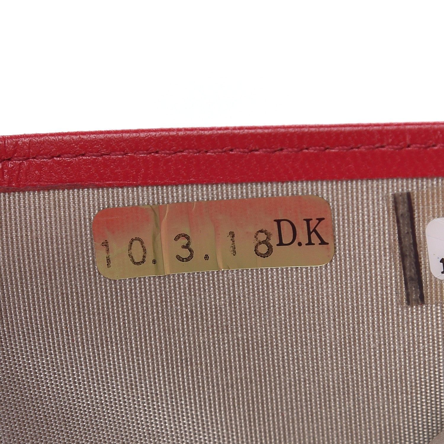 Chanel Lambskin Quilted Valentine Wallet Red 15 of 15