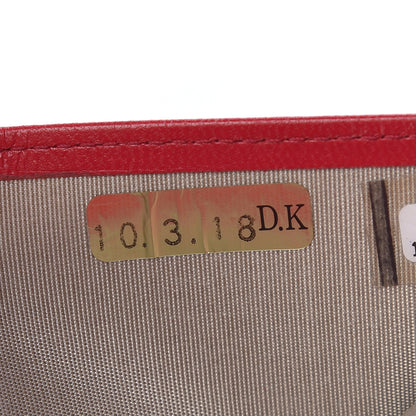 Chanel Lambskin Quilted Valentine Wallet Red 15 of 15