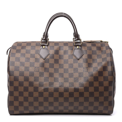 Louis Vuitton Damier Ebene Speedy 35 1 of 11