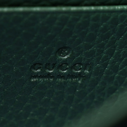 Gucci Calfskin Garden Dionysus Chain Wallet Emerald 6 of 11