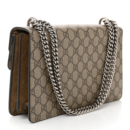 Gucci GG Supreme Monogram Small Dionysus Shoulder Bag Taupe 3 of 10