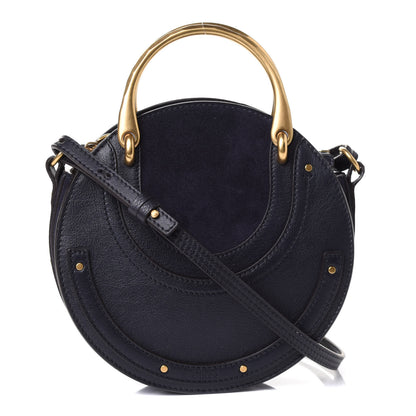 Chloe Calfskin Suede Small Pixie Bag Full Blue 1 of 4