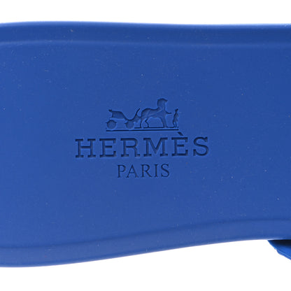 Hermes TPU Rivage Sandals 36 Bleu Smalt 6 of 8