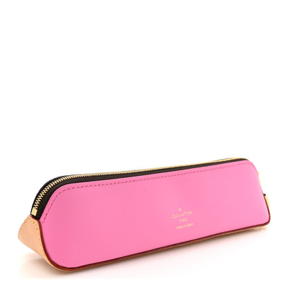 Louis Vuitton Monogram 2022 Christmas Animation Paris Elizabeth Pencil Pouch Pink 3 of 8