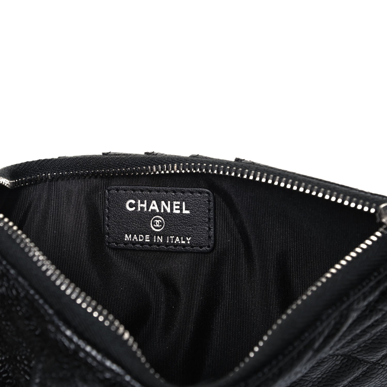 Chanel Caviar Quilted Classic Flat Wallet Pouch So Black 6 of 8