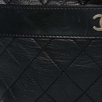 Chanel Aged Calfskin Quilted Crossbody Double Chain Bag Black 13 of 13