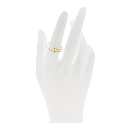 Cartier 18K Yellow Gold Small Juste Un Clou Ring 55 7.25 2 of 6