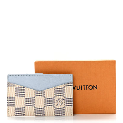 Louis Vuitton Damier Azur Daily Card Holder Olympe Blue 6 of 6