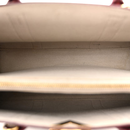 Louis Vuitton Monogram Cuir Plume Very Tote MM Mastic Raisin 5 of 15