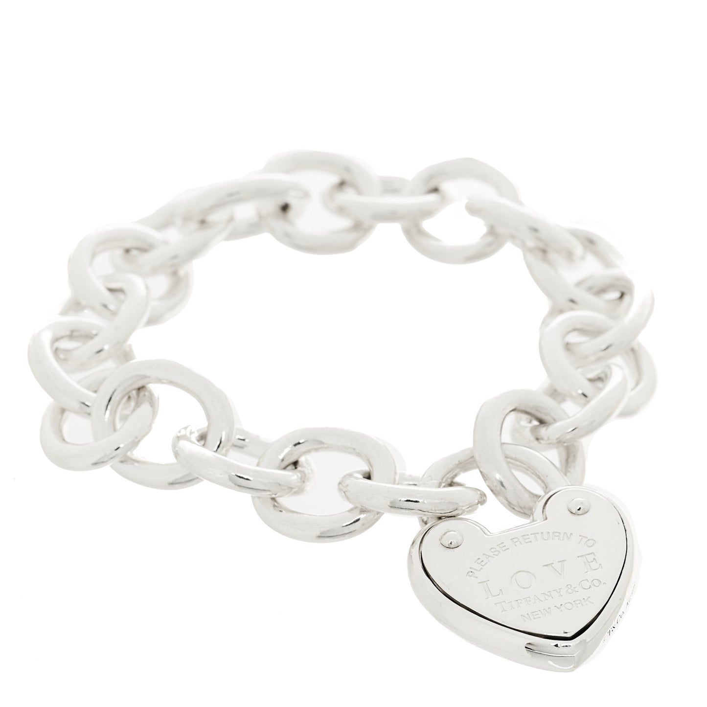 Sterling Silver Return to Tiffany Love Lock Bracelet
