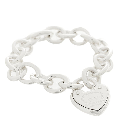 Tiffany Sterling Silver Return to Tiffany Love Lock Bracelet 1 of 4