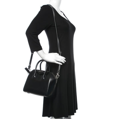 Givenchy Shiny Lord Calfskin Mini Antigona Black 2 of 11