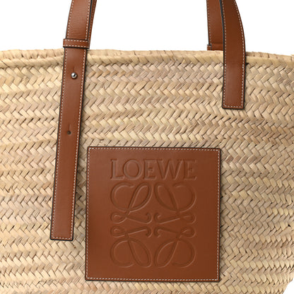 Loewe Raffia Large Basket Tote Bag Natural Tan 7 of 9