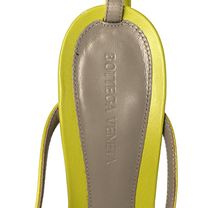 Bottega Veneta Lambskin Stretch Multi Strap 90mm Sandals 41 Pistachio 7 of 7