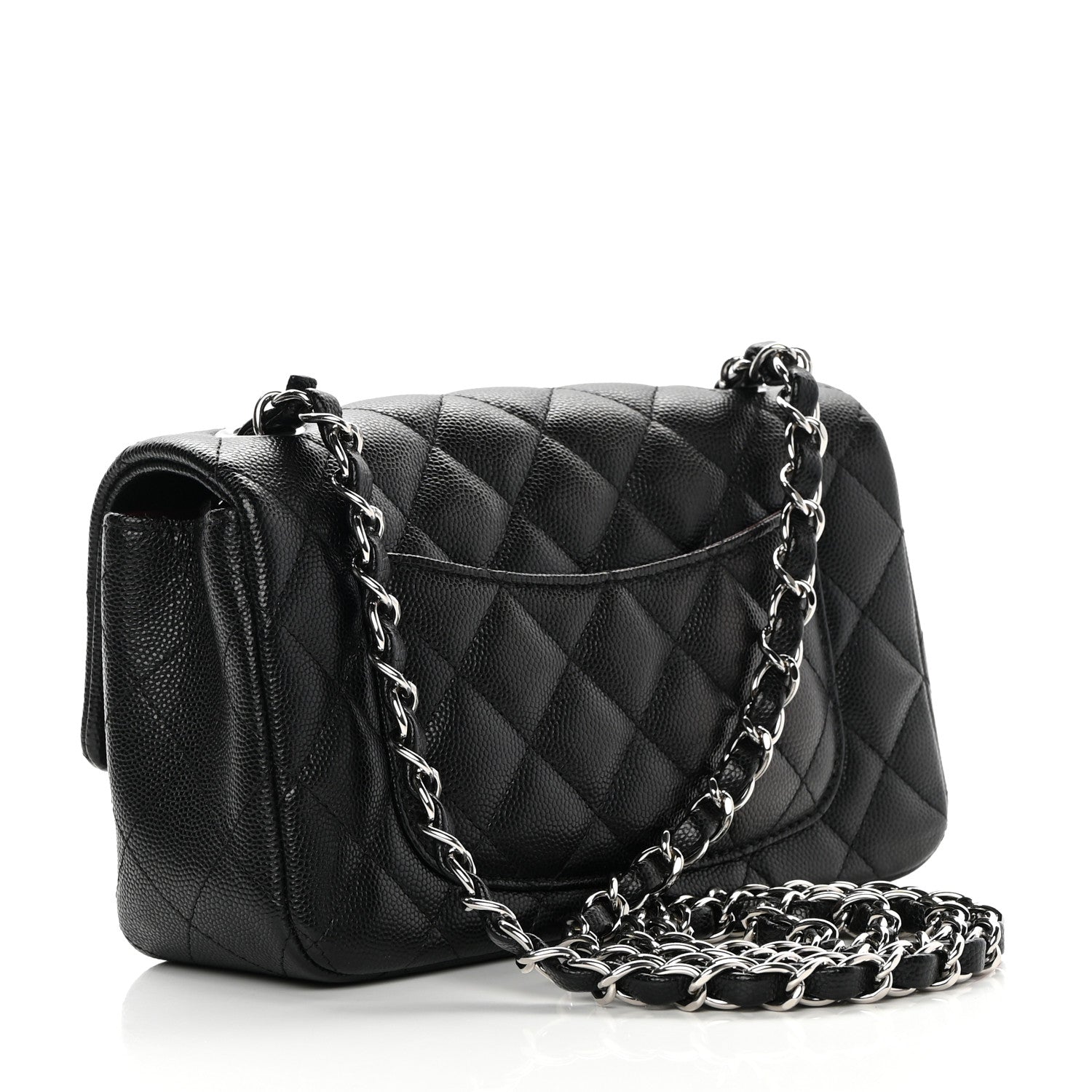 Chanel Caviar Quilted Mini Rectangular Flap Black 3 of 10