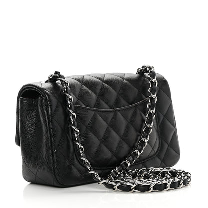 Chanel Caviar Quilted Mini Rectangular Flap Black 3 of 10
