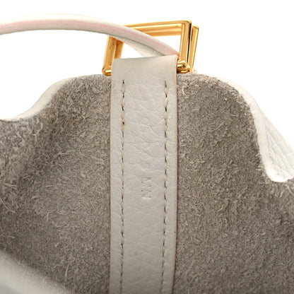 Hermes Taurillon Clemence Picotin Lock 18 PM White 7 of 10