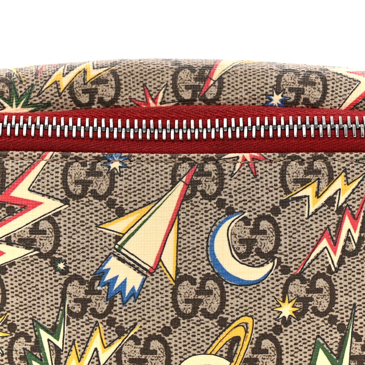 GG Supreme Monogram Childrens Space Print Belt Bag Multicolor
