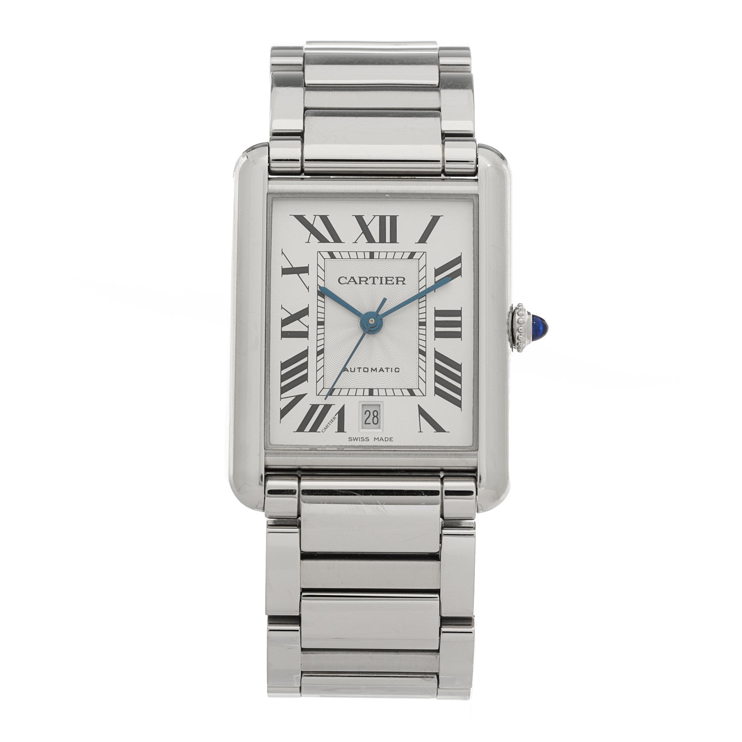 Cartier Stainless Steel 31mm Tank Solo Automatic Watch 1 of 4