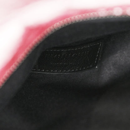 Saint Laurent Crinkled Calfskin Matelasse Monogram Medium Niki Chain Satchel Burgundy 7 of 11