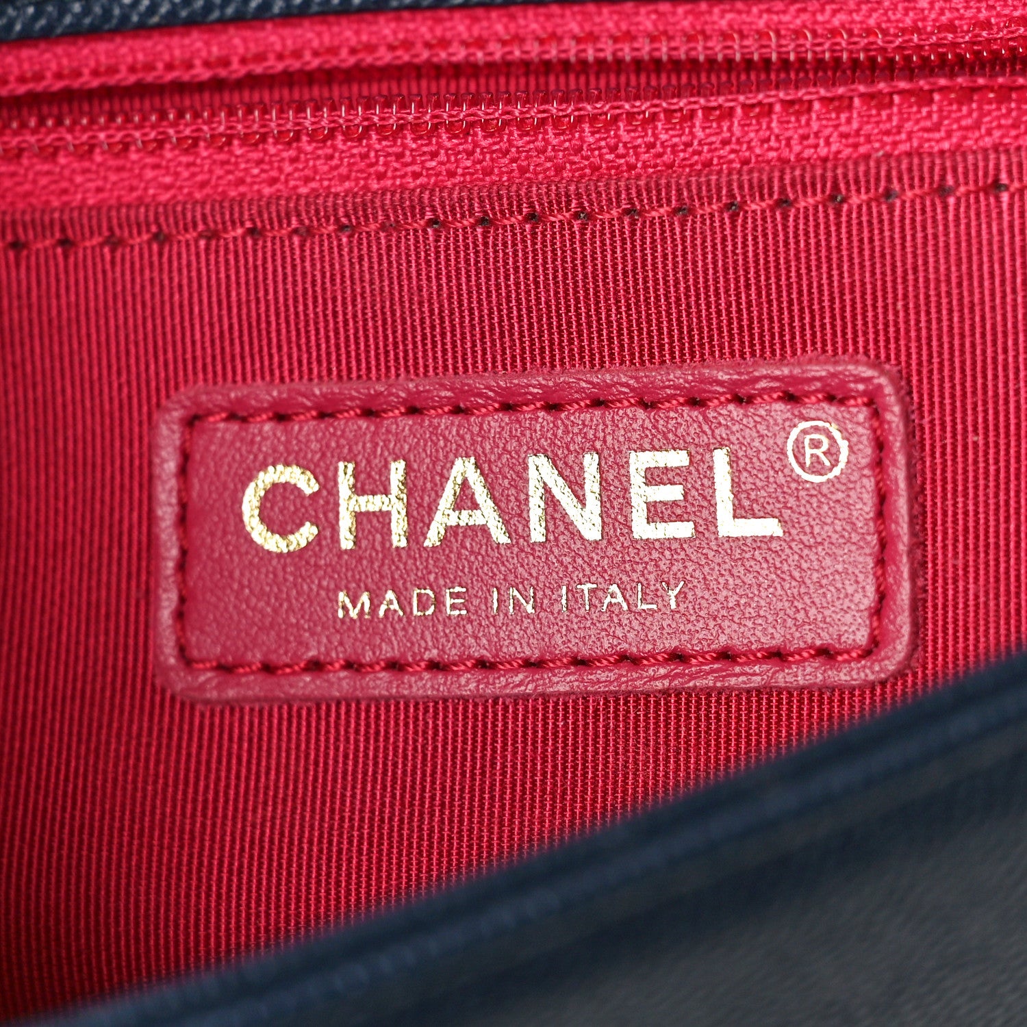 Chanel Caviar Quilted Small Fashion Therapy Flap Bag Navy Blue 6 of 11