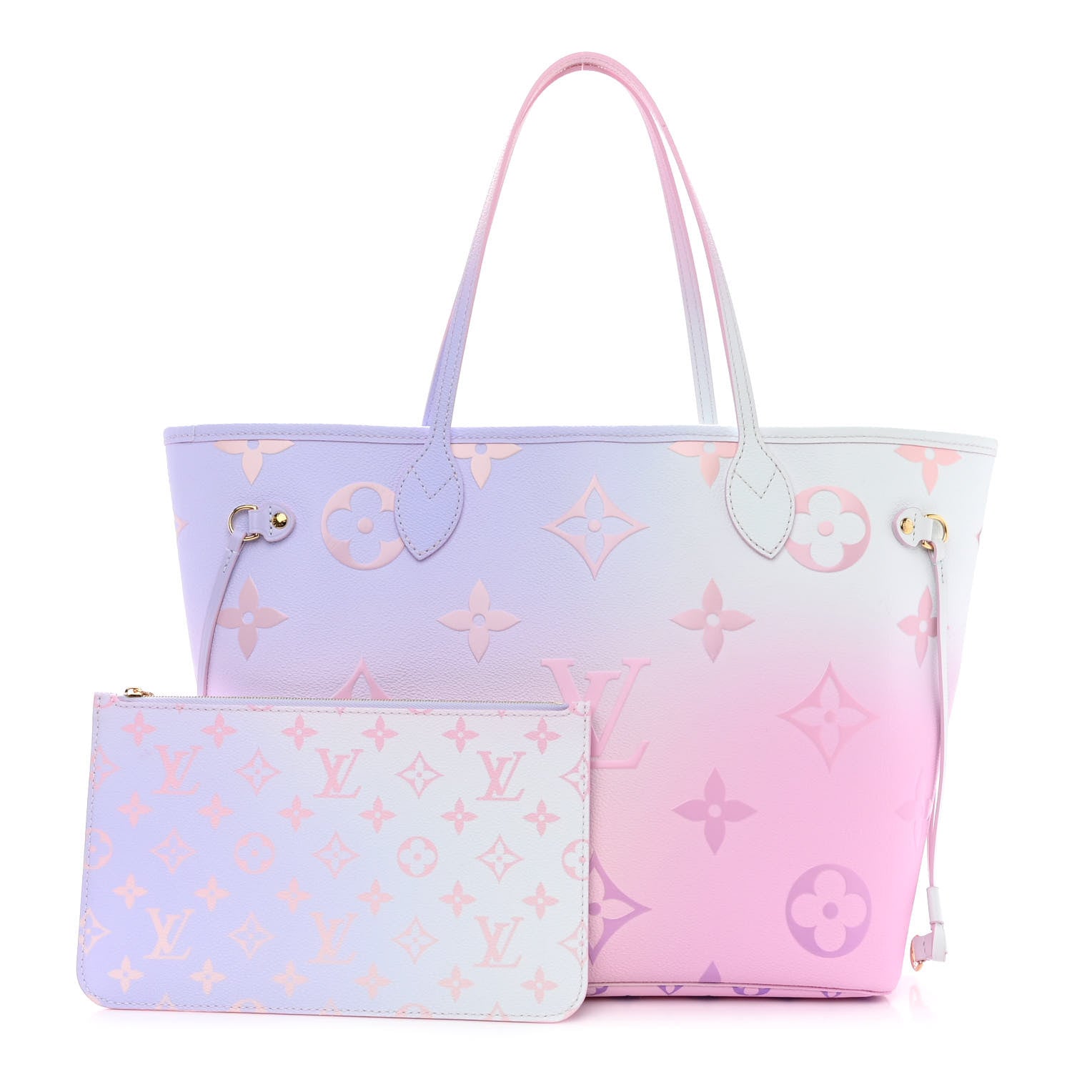 Louis Vuitton Monogram Giant Spring In The City Neverfull MM Sunrise Pastel 1 of 10