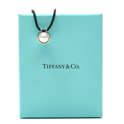 Tiffany Sterling Silver Pearl HardWear Cord Necklace 4 of 5
