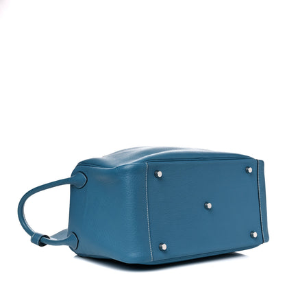 Hermes Taurillon Clemence Lindy 34 Bleu Jean 3 of 11