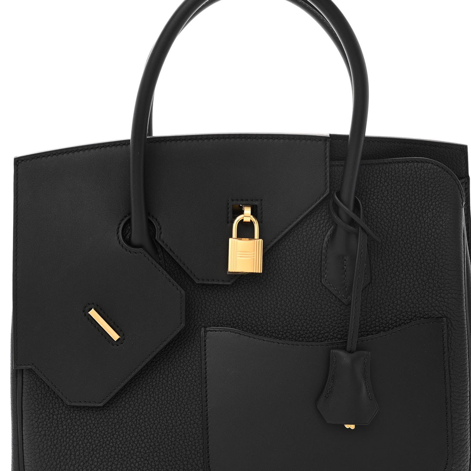 Hermes Togo Swift Birkin En Desordre Sellier 30 Black 8 of 12