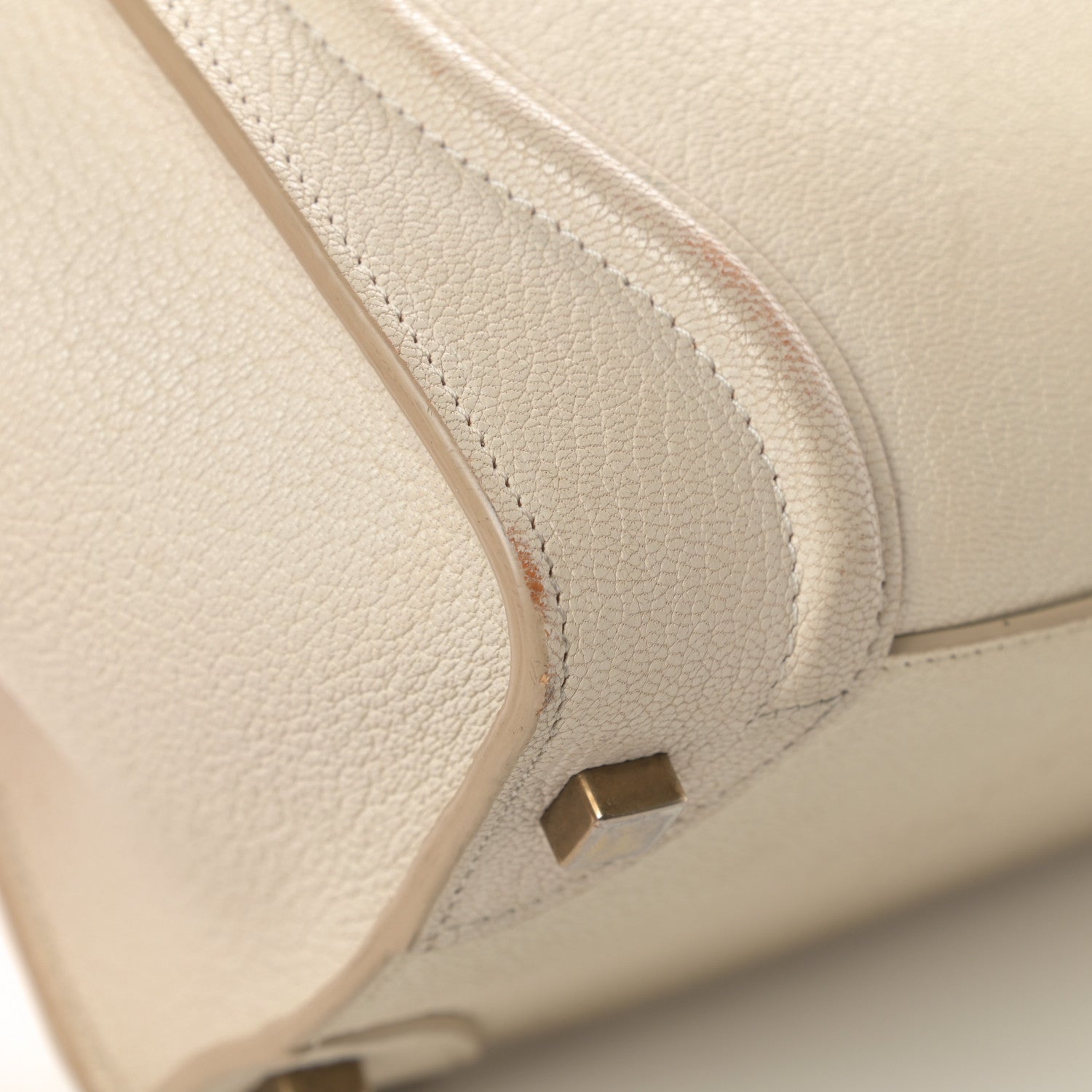 Celine Goatskin Micro Luggage White 12 of 21