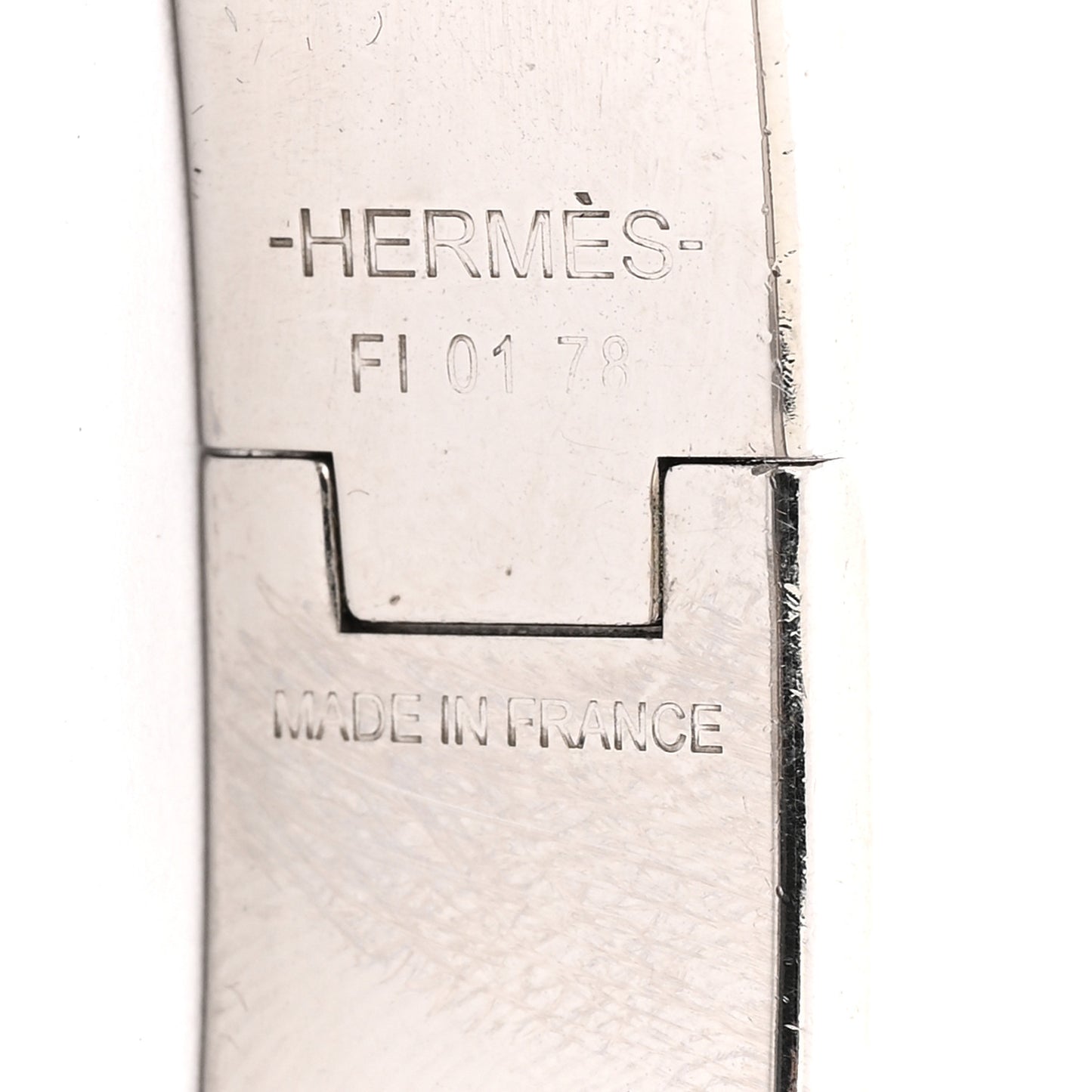 Matte Enamel Narrow Clic Clac HH Bracelet T4 Etain